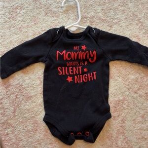 Okie Dokie Black and Red Bodysuit